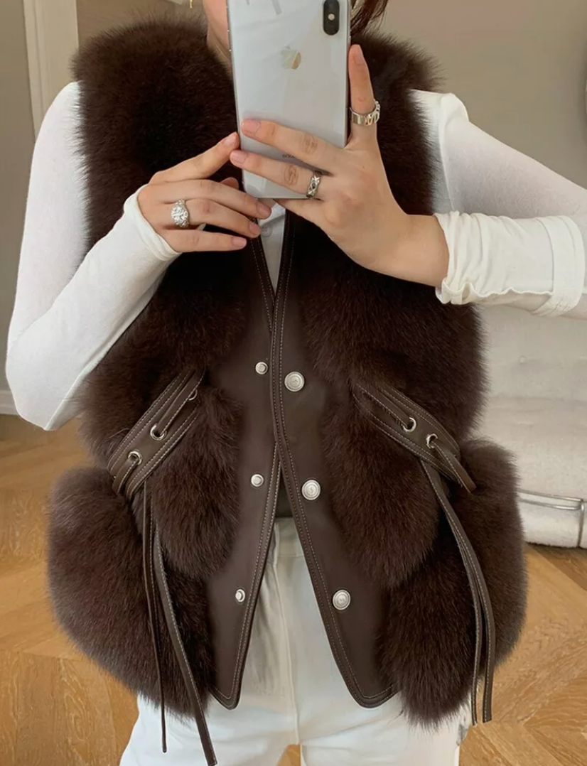 Gilet Glam fourrure