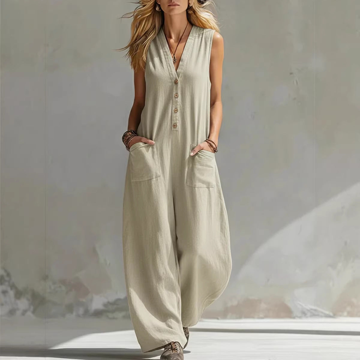 Serena Ken Brise dress in lightweight fabric, featuring a flowing silhouette and elegant design, shown on a model.