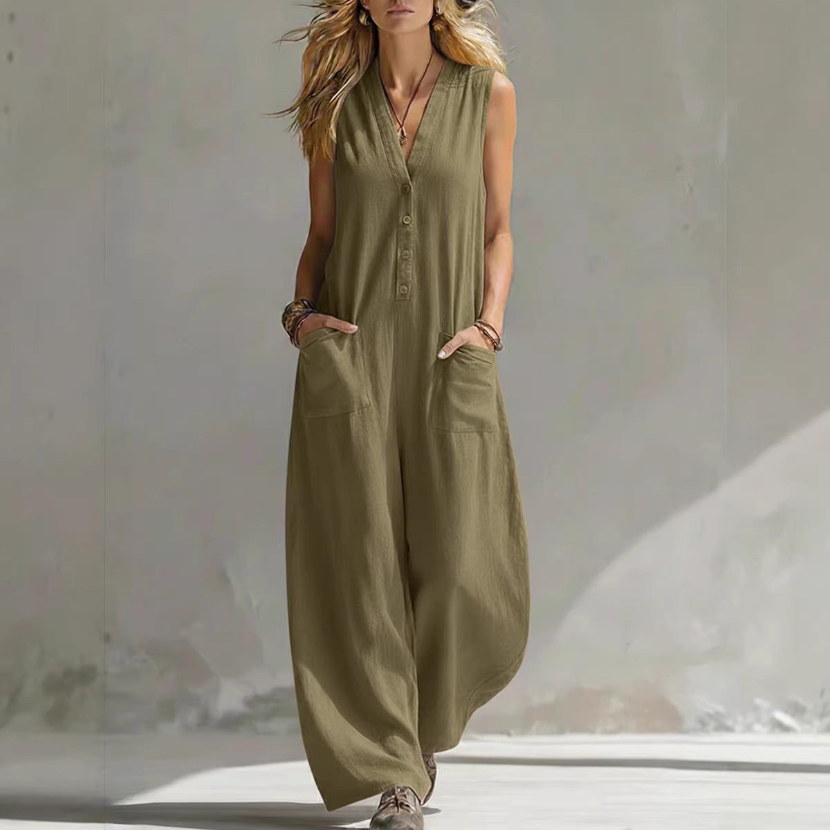 Serena Ken Brise dress shown on model, flowing fabric, elegant design, and stylish silhouette perfect for casual or semi-formal wear.